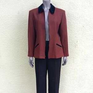 URBAN WOOL LADIES VINTAGE PURE MERINO WOOL FULL ZIP LUXURY JACKET (GUATEMALA)